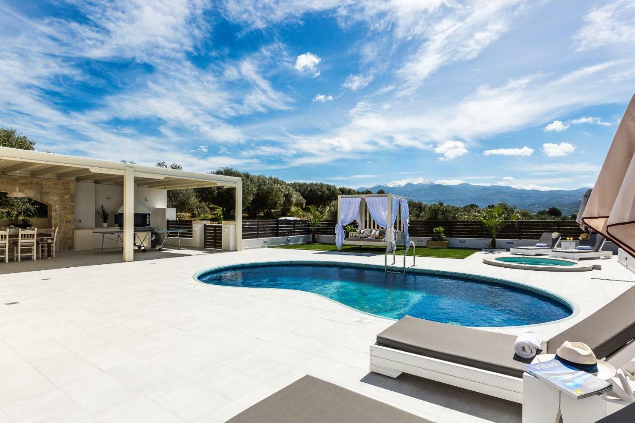 Caramel Villa, With 40M2 Pool & Spa Whirlpool, By Thinkvilla Panormos  Exterior photo