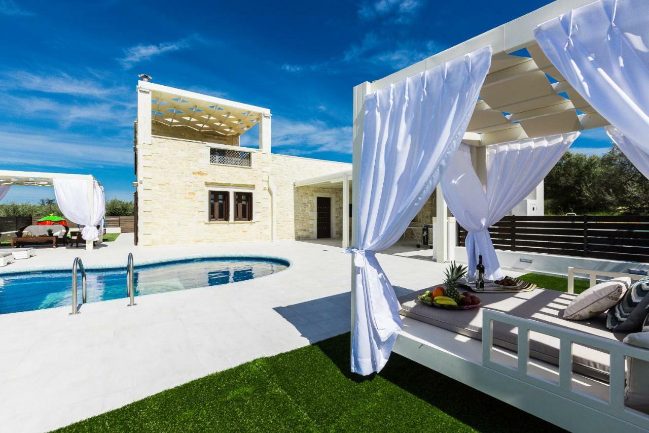 Caramel Villa, With 40M2 Pool & Spa Whirlpool, By Thinkvilla Panormos  Exterior photo