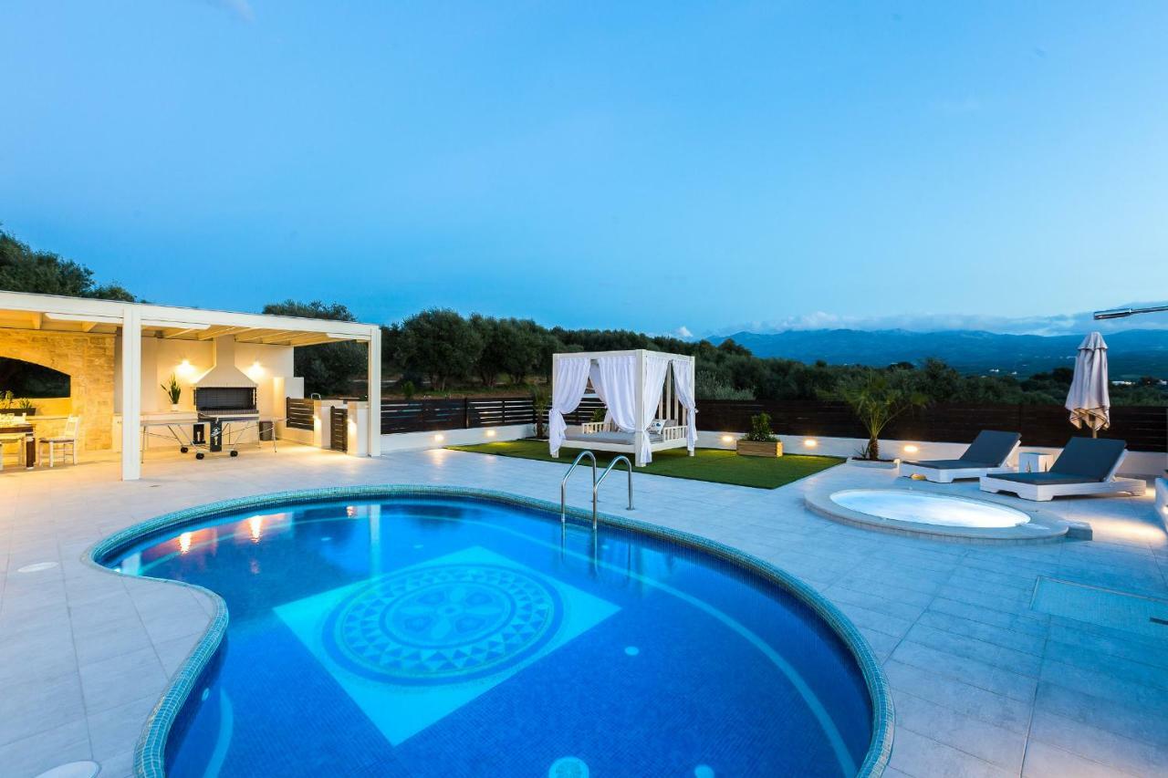 Caramel Villa, With 40M2 Pool & Spa Whirlpool, By Thinkvilla Panormos  Exterior photo