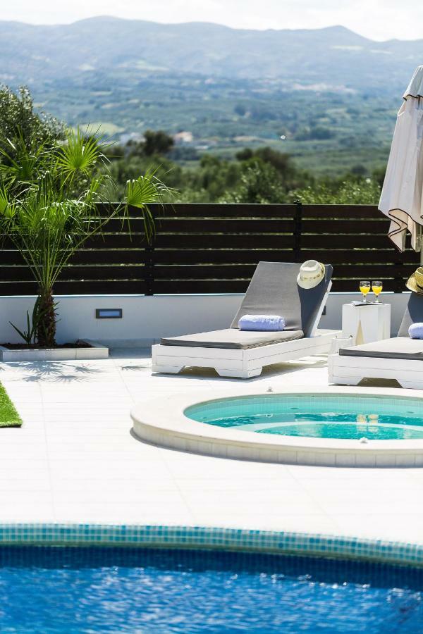 Caramel Villa, With 40M2 Pool & Spa Whirlpool, By Thinkvilla Panormos  Exterior photo