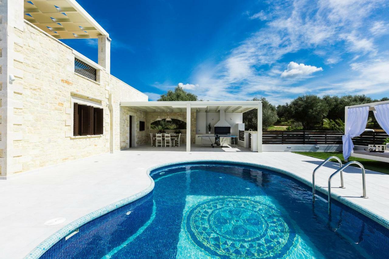 Caramel Villa, With 40M2 Pool & Spa Whirlpool, By Thinkvilla Panormos  Exterior photo