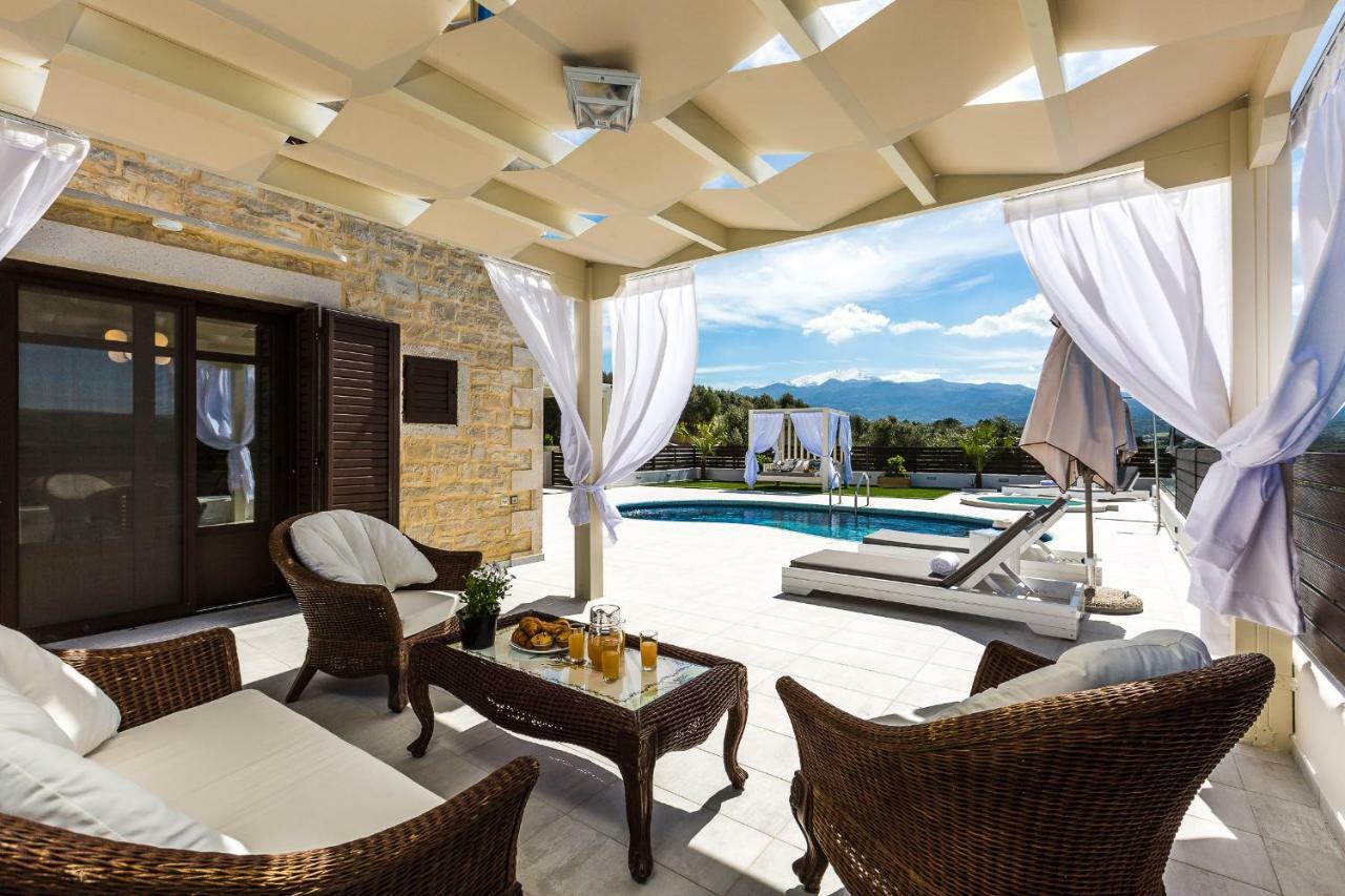 Caramel Villa, With 40M2 Pool & Spa Whirlpool, By Thinkvilla Panormos  Exterior photo