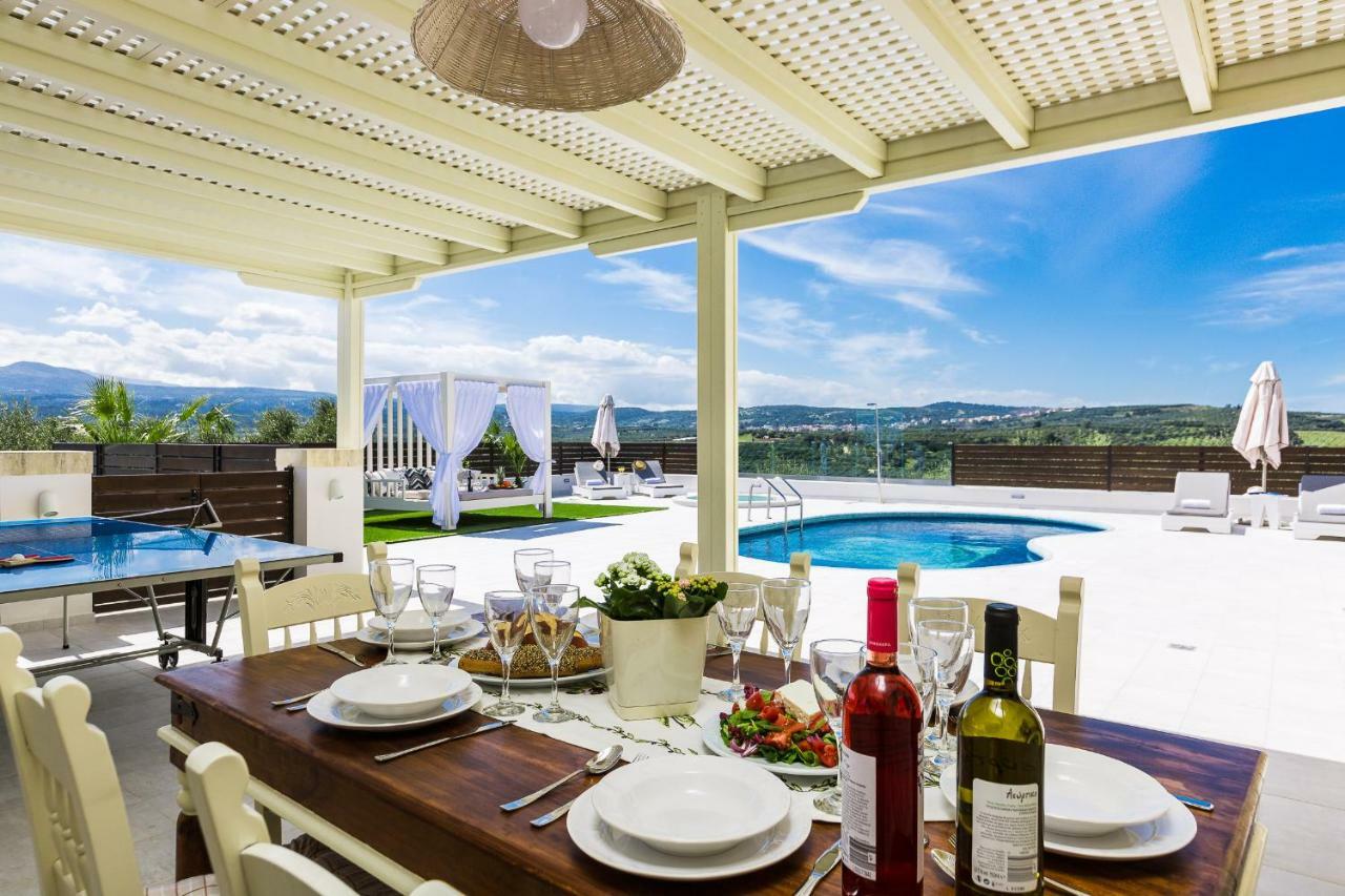 Caramel Villa, With 40M2 Pool & Spa Whirlpool, By Thinkvilla Panormos  Exterior photo